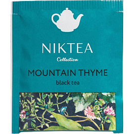 Чай черный Niktea Mountain Thyme 25 пакетиков (чабрец) фото Чай черный Niktea Mountain Thyme 25 пакетиков (чабрец)