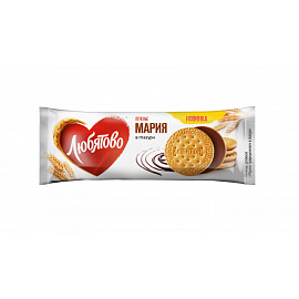 Печенье затяжное в глазури Любятово Мария 138 г
