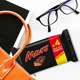 Шоколадные батончики Mars (4 штуки по 40.5 г)