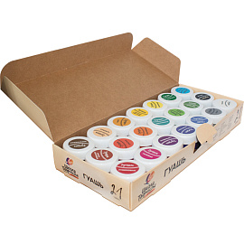 Гуашь Луч Школа творчества 21 цвет по 20 мл