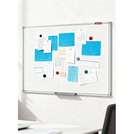 Доска магнитно-маркерная Attache (Attache Economy) Ultra 60x90 см односекционная с лаковым покрытием (полочка для маркеров)