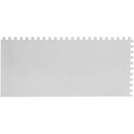 Гладилка стальная Matrix 280х130 мм зуб 6х6 пластмассовая ручка (86775)