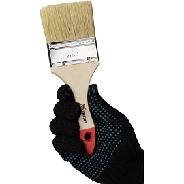 Кисть малярная плоская Matrix из натуральной щетины 75x11 мм (82540)