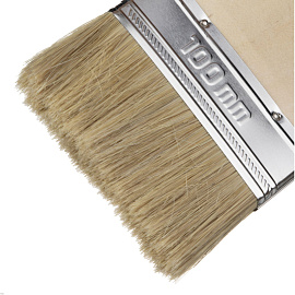 Кисть малярная плоская Matrix из натуральной щетины 100x11 мм (82545)