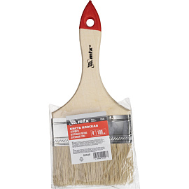 Кисть малярная плоская Matrix из натуральной щетины 100x11 мм (82545)