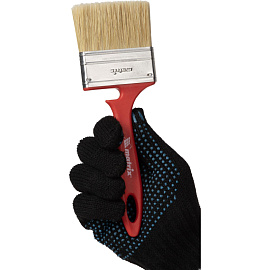 Кисть малярная плоская Matrix из натуральной щетины 70x12 мм (83353) фото Кисть малярная плоская Matrix из натуральной щетины 70x12 мм (83353)