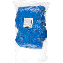 Бахилы одноразовые полиэтиленовые EleGreen двухслойные текстурированные 10 г синие (25 пар в упаковке)