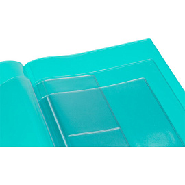 Папка файловая для семейных документов 6 файлов А4 (230x320 мм) бирюзовая