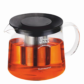 Чайник заварочный с фильтром стеклянный Vitax Bodiam VX-3308 1500 мл