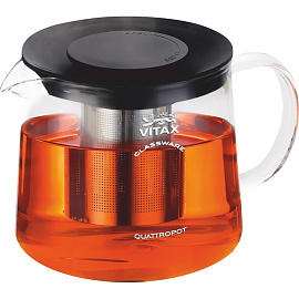 Чайник заварочный с фильтром стеклянный Vitax Bodiam VX-3308 1500 мл