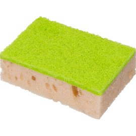 Губка для посуды Master FRESH Xl поролон 10x7 см с абразивным слоем (5 штук в упаковке)