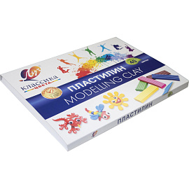 Пластилин классический Луч Классика 40 цветов 800 грамм