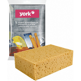 Губка для уборки York поролон 20x14 см