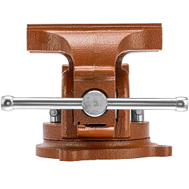 Тиски слесарные, 125 мм, поворотные, с наковальней Sparta (186255) фото Тиски слесарные, 125 мм, поворотные, с наковальней Sparta (186255)