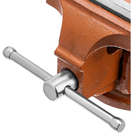 Тиски слесарные, 125 мм, поворотные, с наковальней Sparta (186255) фото Тиски слесарные, 125 мм, поворотные, с наковальней Sparta (186255)