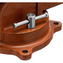 Тиски слесарные, 125 мм, поворотные, с наковальней Sparta (186255) фото Тиски слесарные, 125 мм, поворотные, с наковальней Sparta (186255)