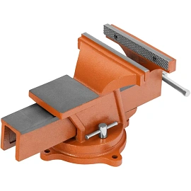 Тиски слесарные, 200 мм, поворотные, с наковальней Sparta 186295