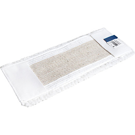 Насадка МОП для швабры-флаундера (плоской) Росмоп хлопок/полиэстер/микрофибра 40x16 см (код НАССР: синий/красный/зеленый/желтый)