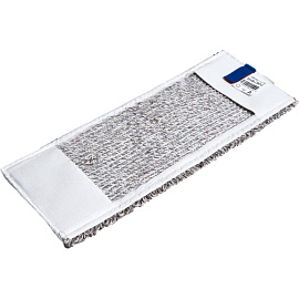 Насадка МОП для швабры-флаундера (плоской) Росмоп хлопок 42x16 см серая