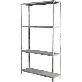Стеллаж металлический Практик MS (4 полки, 1000x300x1850 мм)