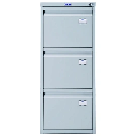 Шкаф картотечный Практик A-43 для формата А4 (3 отделения, 408х485х995 мм)