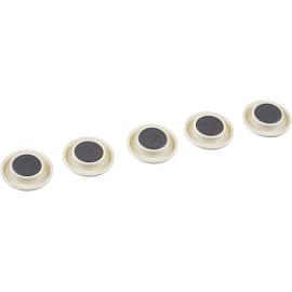 Магнитный держатель для досок диаметр 30 мм (5 штук в упаковке) бежевый Attache