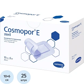 Повязка самоклеящаяся стерильная Cosmopor 10x6 см (25 штук в упаковке)