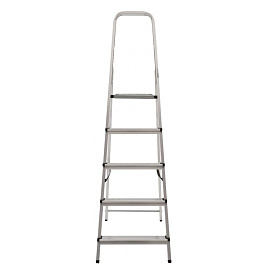 Стремянка алюминиевая 5 ступеней Новая Высота 1110105 фото Стремянка алюминиевая 5 ступеней Новая Высота 1110105
