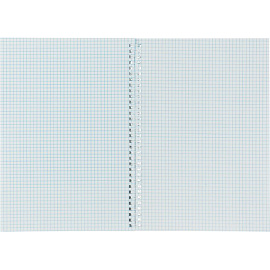 Бизнес-тетрадь Attache A5 80 листов синяя в клетку на спирали (140x195 мм)