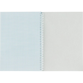 Бизнес-тетрадь Attache A5 80 листов синяя в клетку на спирали (140x195 мм)