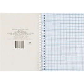 Бизнес-тетрадь Attache A5 80 листов синяя в клетку на спирали (140x195 мм)