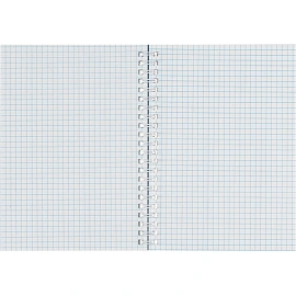 Бизнес-тетрадь Attache A5 80 листов синяя в клетку на спирали (140x195 мм)