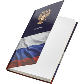 Ежедневник недатированный Attache Economy Государственная символика 7БЦ A5 128 листов комбинированный