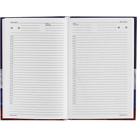 Ежедневник недатированный Attache Economy Государственная символика 7БЦ A5 128 листов комбинированный