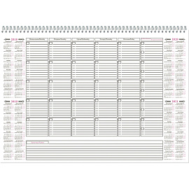 Планинг недатированный Attache 490х350 мм 12 листов