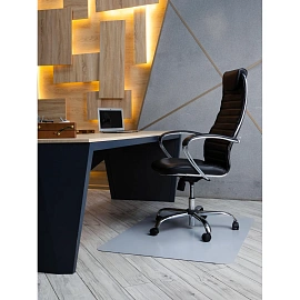 Коврик защитный для паркета/ламината Комус Мебель (Easy Chair) серый (прямоугольный, 1000х1200 мм)
