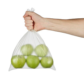 Пакет фасовочный Знак качества ПНД 8 мкм 24х37 см (100 штук в рулоне)