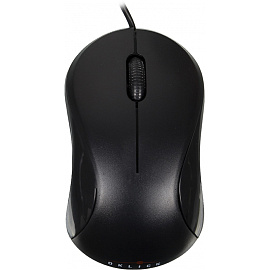 Мышь проводная Oklick 115S черная (711636)