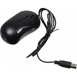 Мышь проводная Oklick 115S черная (711636)