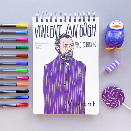 Набор линеров (капиллярных ручек) Sketch&Art 12 цветов толщина линии 0.4 мм