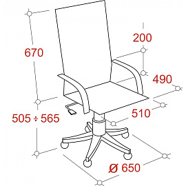 Кресло для руководителя Комус Мебель Easy Chair 695 бежевое (экокожа, пластик) фото Кресло для руководителя Комус Мебель Easy Chair 695 бежевое (экокожа, пластик)