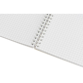 Бизнес-тетрадь Attache Cristal А4 120 листов фиолетовая в клетку на спирали