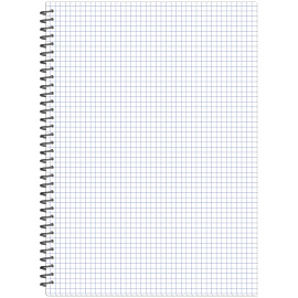 Бизнес-тетрадь Attache Cristal А4 80 листов в клетку на спирали (обложка с рисунком, УФ-выборочный глянцевый лак)