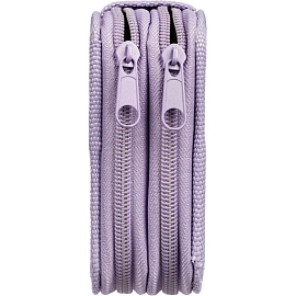 Пенал двухсекционный Комус Класс (№1 School) Леопард фиолетовый