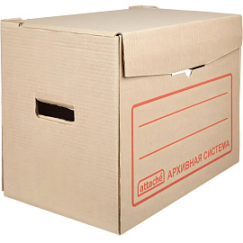 Короб архивный Т21/24 Attache 400х335х265 мм из микрогофрокартона