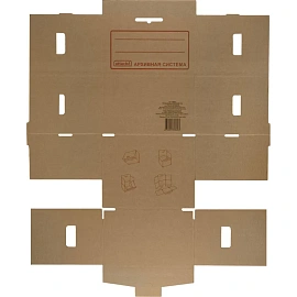 Короб архивный Т21/24 Attache 400х335х265 мм из микрогофрокартона