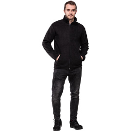 Толстовка флисовая чёрная размер XXXL (60-62), рост 170-176