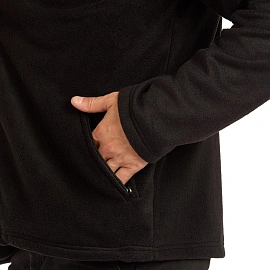 Толстовка флисовая чёрная размер XXXL (60-62), рост 170-176