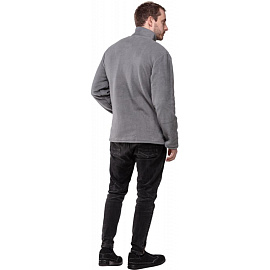 Толстовка флисовая серая размер M (44-46), рост 170-176