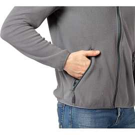 Толстовка флисовая серая размер L (48-50)